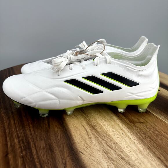 Adidas Copa Pure .1 FG Men\'s 7/ Women\'s 8 Soccer Cleats White Green HQ8971 NEW main image 4